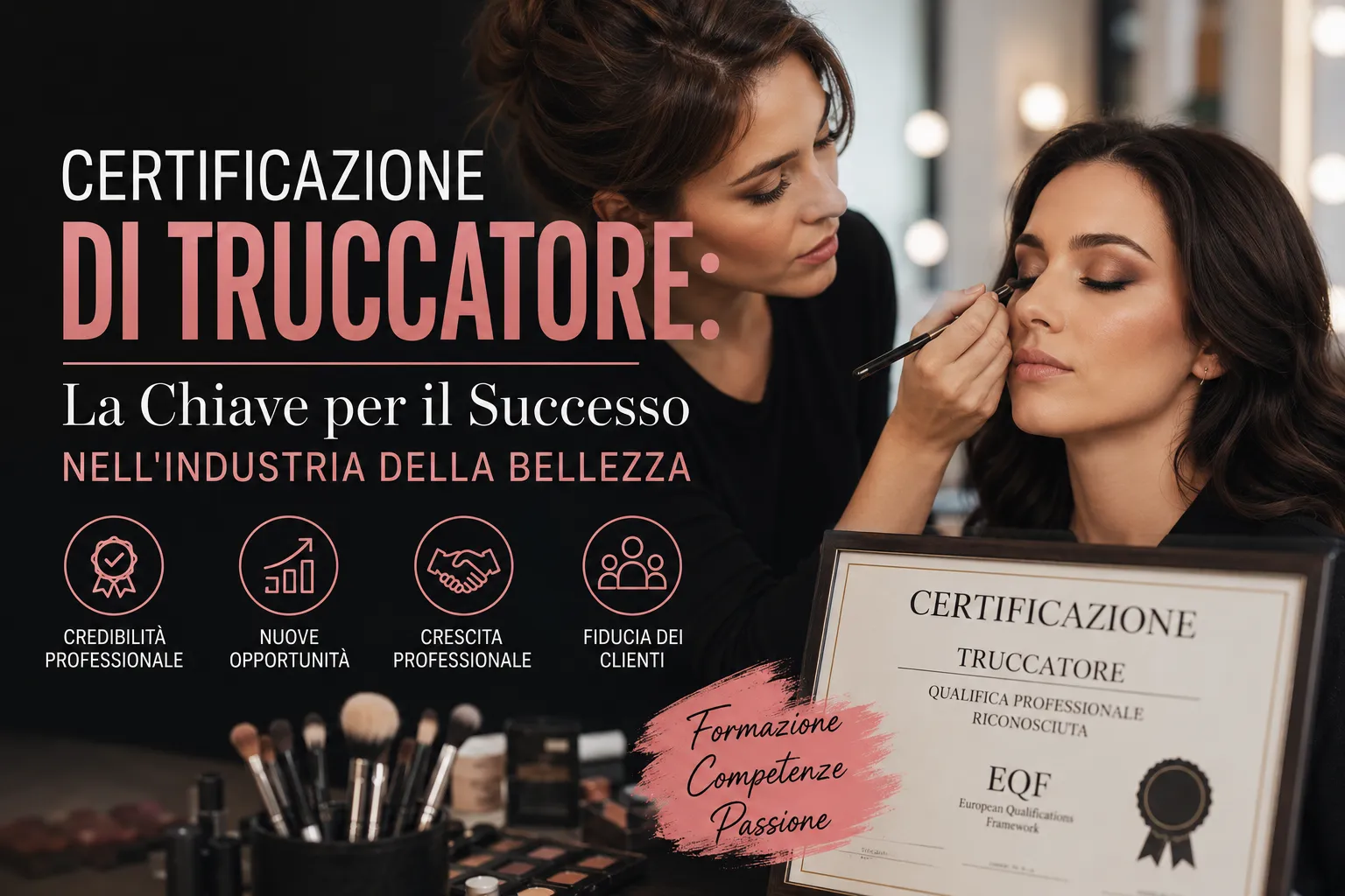 Al momento stai visualizzando Certificazione di Truccatore: La Chiave per il Successo nell’Industria della Bellezza