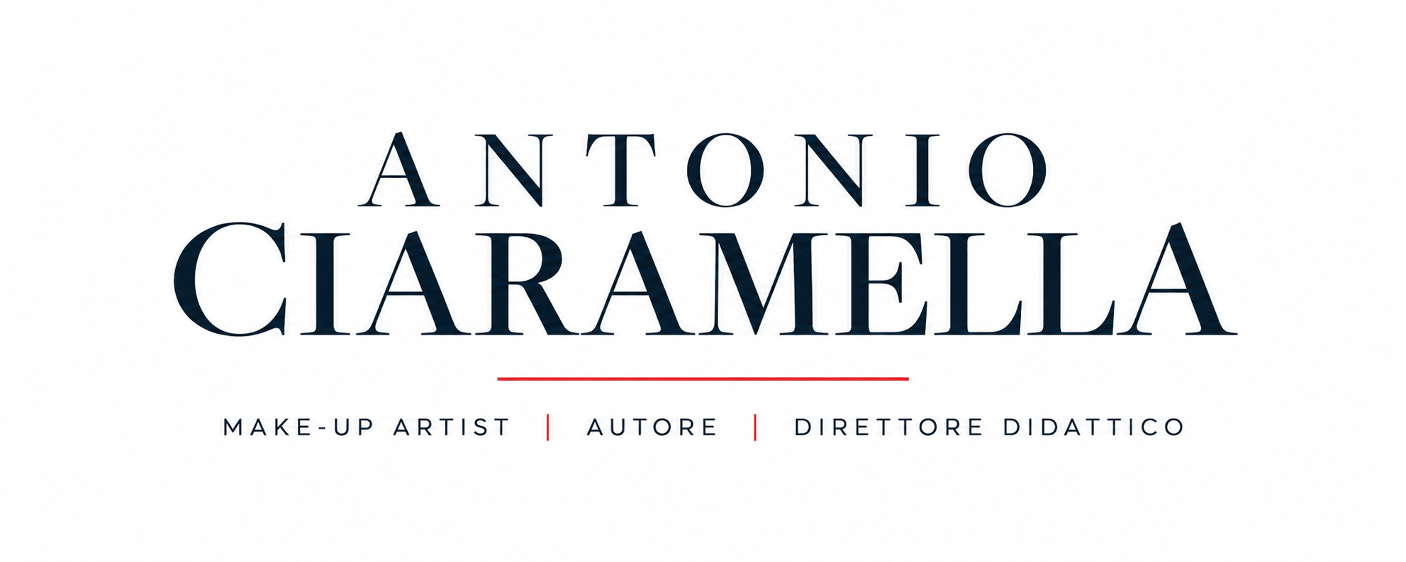 Logo Antonio Ciaramella – Make-up Artist, Autore, Direttore Didattico