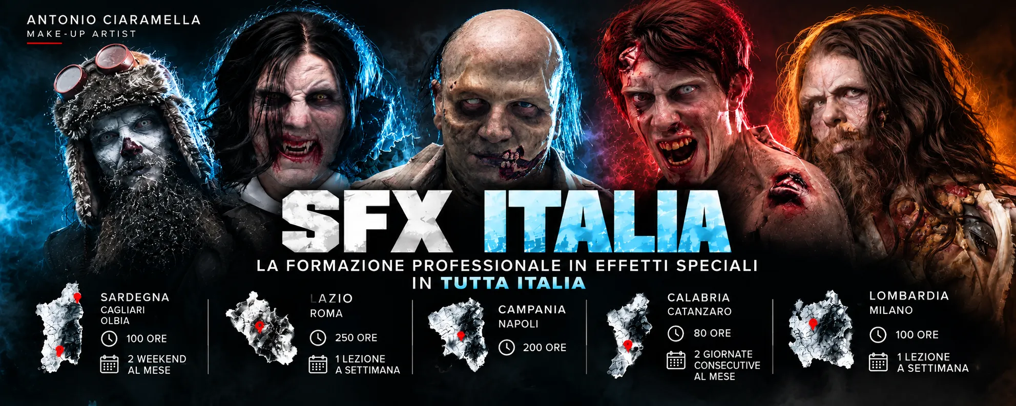 SFX Italia - formazione professionale in effetti speciali in tutta Italia