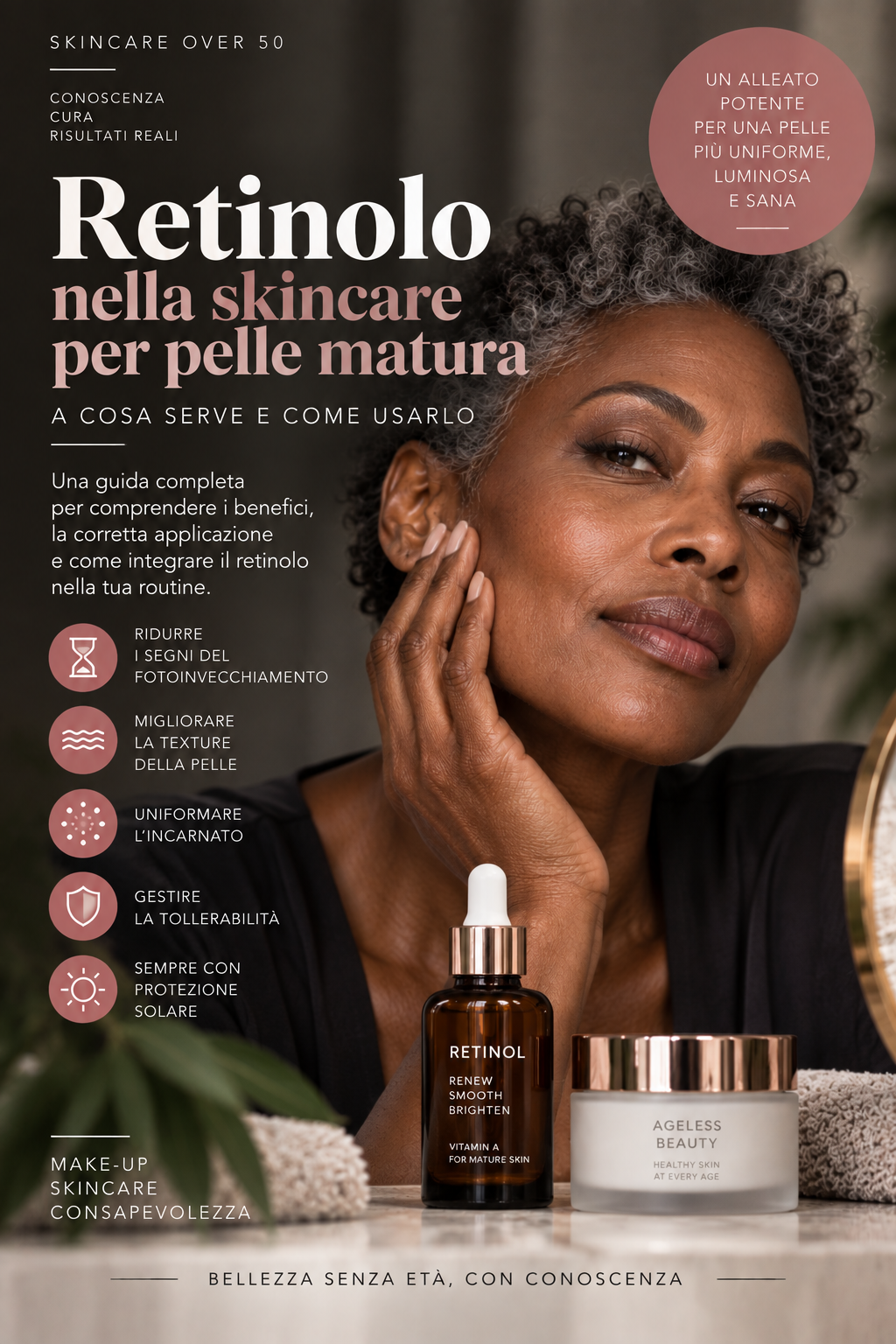Al momento stai visualizzando Retinolo nella skincare per pelle matura: a cosa serve e come usarlo