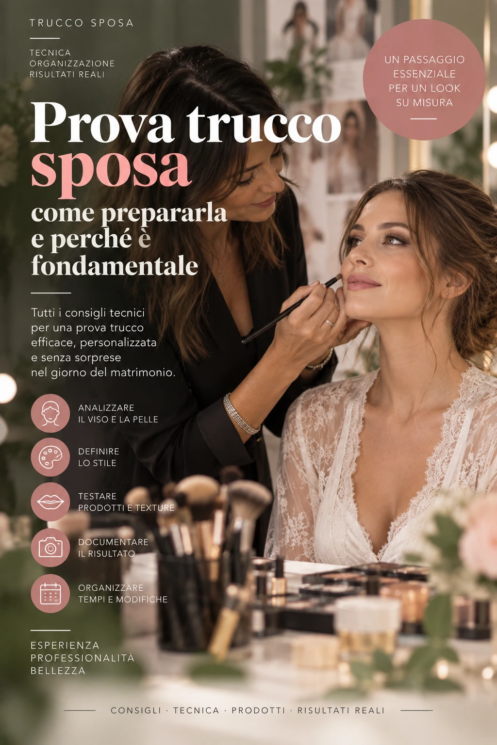 Al momento stai visualizzando Prova trucco sposa: come prepararla e perché è fondamentale