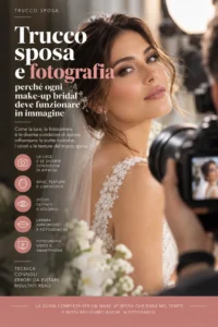 Scopri di più sull'articolo Trucco sposa e fotografia: come progettare un make-up che funzioni in immagine