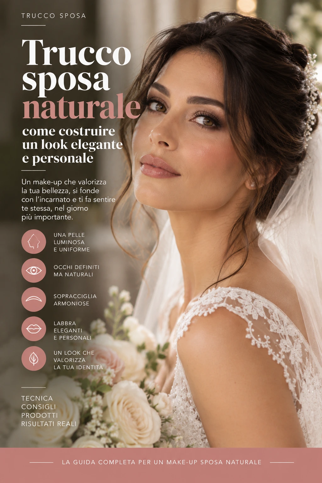 Al momento stai visualizzando Trucco sposa naturale: come costruire un look elegante e personale