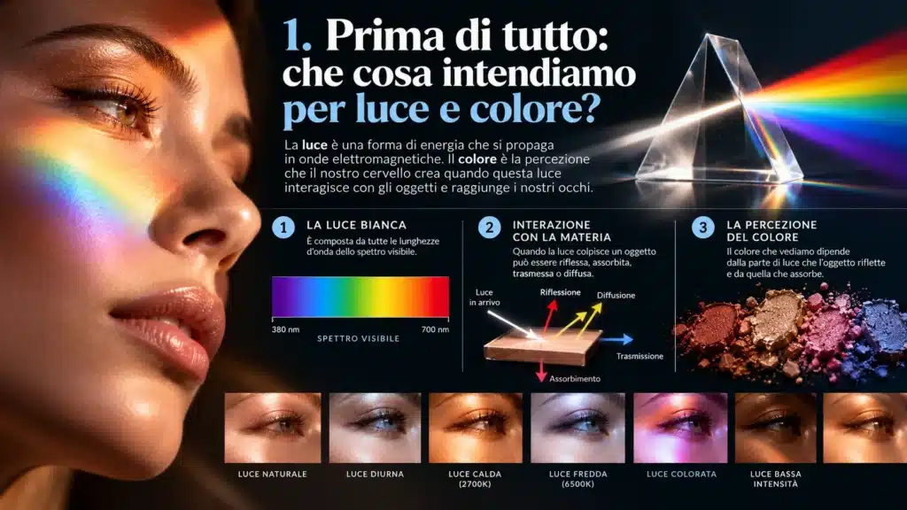 che cos'è la luce? come nasce il colore