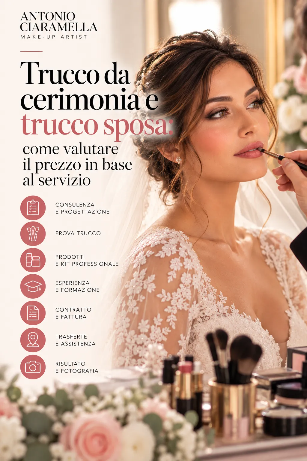 Al momento stai visualizzando Trucco da cerimonia e trucco sposa: come valutare il prezzo in base al servizio