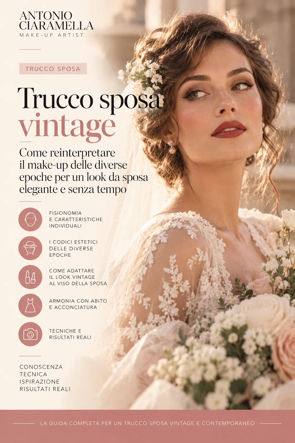 Al momento stai visualizzando Trucco sposa vintage: come costruire un look ispirato al passato senza trasformarlo in una maschera